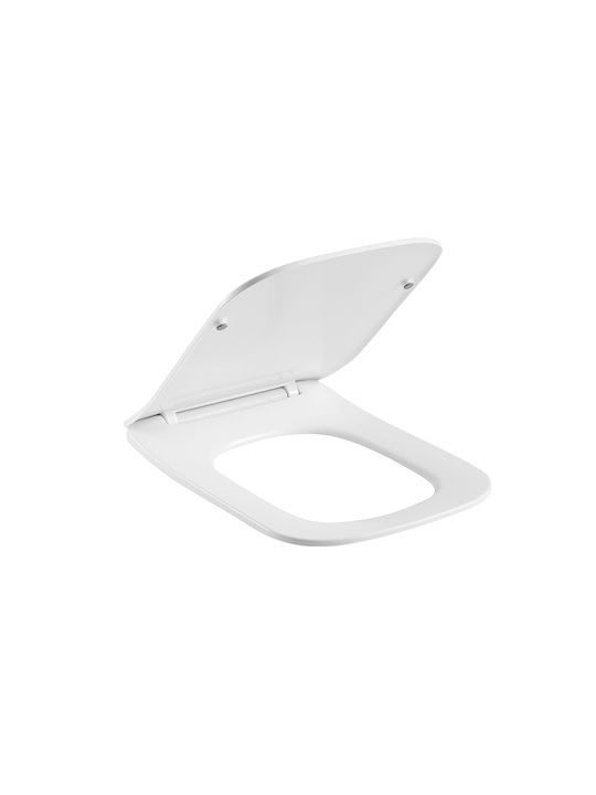 Bormann Plastic Soft Close Toilet Seat White BTW1080 44.5cm