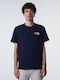 T-shirt Navy Μπλε