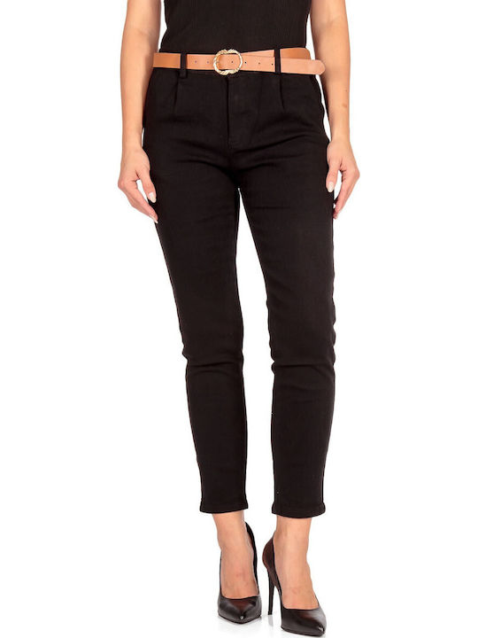 Silia D Damenjeans mit Rissen Schwarz