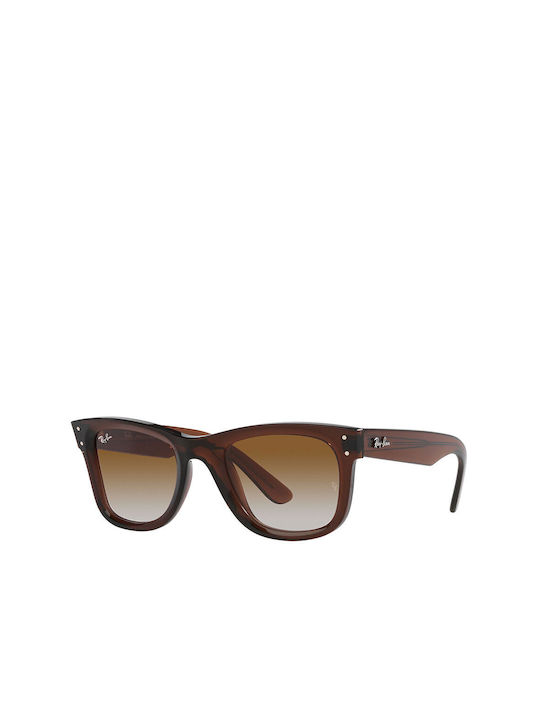 Ray Ban Sunglasses with Brown Plastic Frame and Brown Gradient Lens RBR0502S 6709CB