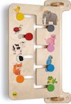 Erzi Baby Toy Educational Wall Board with Animals made of Wood