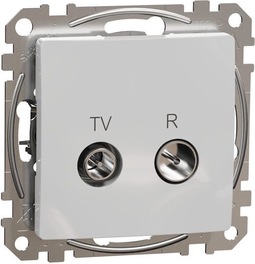 Schneider Electric Sedna TV- und Radiobuchse Antenne in Weiß Farbe SDD113474R