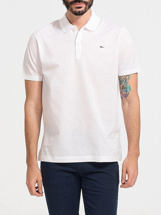 Paul & Shark Ανδρικό T-shirt Κοντομάνικο Polo Λευκό