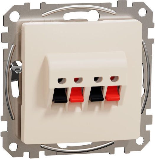 Schneider Electric Sedna Steckdose Redner in Beige Farbe SDD112411