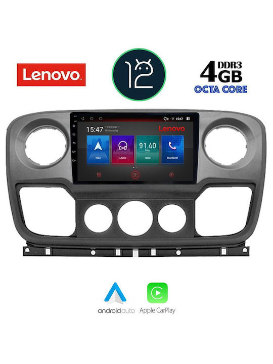 Lenovo Sistem Audio Auto pentru Opel Movano Renault Maestru Nissan NV400 2010-2020 (Bluetooth/USB/WiFi/GPS/Partitură) cu Ecran Tactil 10.1"
