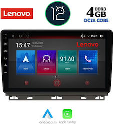 Lenovo Car Audio System for Renault Clio 2019> (Bluetooth/USB/WiFi/GPS/CD) with Touch Screen 9"