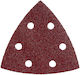 Metabo Delta Sanding Sheet K180 with 6 Holes 93x93mm Set 5pcs