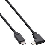 InLine Angle (90°) USB 3.2 Cable USB-C male - USB-C male Black 2m (35702W)