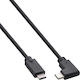 InLine Cablu USB 3.2 Unghi (90°) USB-C Masculin - USB-C 60W PD Negru 2m 35702W