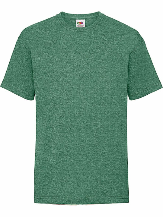 Fruit of the Loom Kinder-T-Shirt Grün