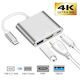 ATC USB-C Docking Station mit HDMI 4K Silber (06.005.0054)
