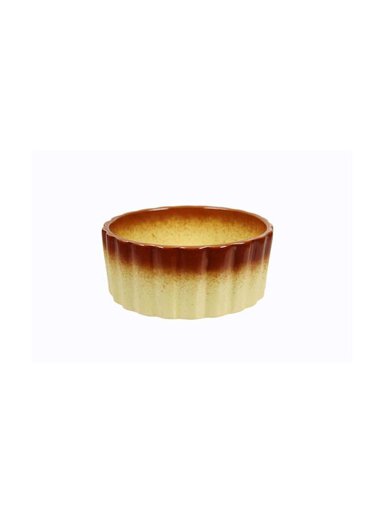 Art et Lumiere Porcelain Round Heat-Resistant Cookware for Souffle 16x16x7cm