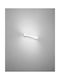 Fan Europe Intec Modern Wall Lamp with Integrated LED White 35x9x6.5cm