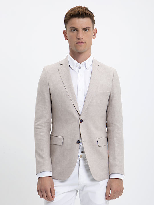 Modern Fit Winfield Beige Anzugjacke