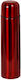 Flasche Thermosflasche Rostfreier Stahl 1lt Rot mit Kappenbecher