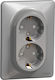 Schneider Electric Sedna Design Διπλή Χωνευτή Π...