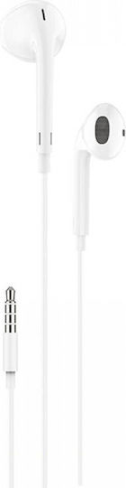 Foneng T34 Earbuds Freisprecheinrichtung Kopfhörer mit Stecker 3.5mm Weiß