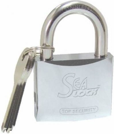 Lalizas Sealock Λουκέτο Πέταλο με Κλειδί 60mm