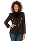 Silia D Women's Waisted Blazer Black