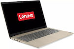 Lenovo IdeaPad 3 15ITL6 15.6" FHD (i3-1115G4/8GB/256GB SSD/No OS) Sand (US Keyboard)