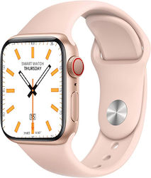 HW22 Pro 44mm Smartwatch (Ροζ)