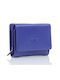 335 Small Leather Women's Wallet Royal Blue