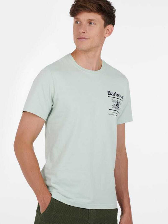 Barbour Herren T-Shirt Kurzarm Grün