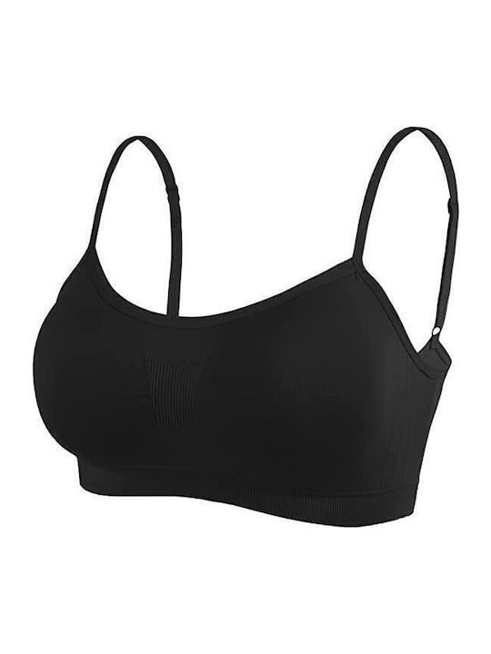 Women's Sports Bra with Light Padding Black