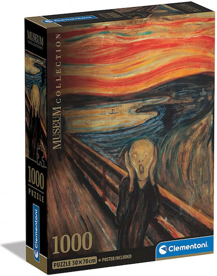 Edvard Munch - Scream Puzzle 2D 1000 Pieces