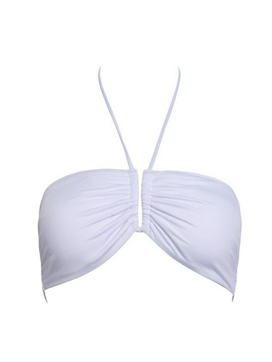 Blu4u Strapless Bikini Top Λευκό