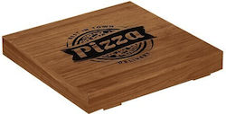 Σετ 100 Χάρτινα Κουτιά Πίτσας Kraft 33x33x4εκ. BEST IN TOWN