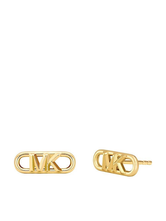 Michael Kors Premium Earrings made of Silver Gold Plated with Stones & Pearls