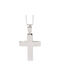 Q-Jewellery Men's White Gold Cross 14K