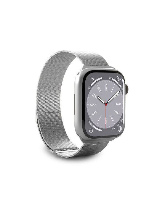 Puro Milanese Каишка Неръждаема стомана Сребрист (Apple Watch 38/40/41 мм (Сребрист))