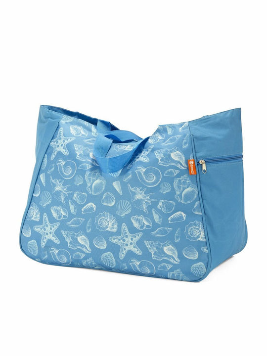 Benzi Stoff Strandtasche Light Blue