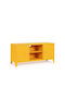 TV-Ständer Cambridge Metallisches Gelbes M120.5xT40xH58.5cm