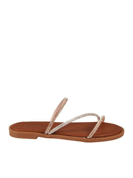 Elenross Γυναικεία Σανδάλια Bronze