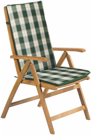 Fieldmann Garden Chair Cushions Green 70x48cm