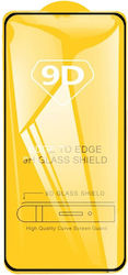 Full Face Tempered Glass Μαύρο (Realme C55)