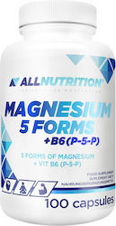 AllNutrition Magnesium 5 Forms + B6 P-5-P 100 κάψουλες