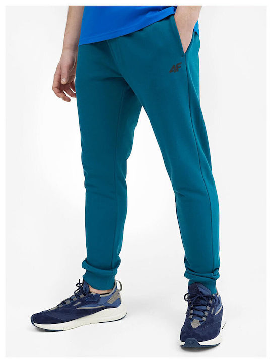 4F Jogginghose mit Gummizug Blau