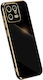 Bodycell Gold Plated Back Cover Σιλικόνης Μαύρο (Xiaomi 13)