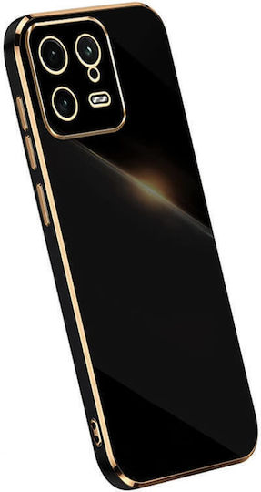Bodycell Gold Plated Back Cover Σιλικόνης Μαύρο (Xiaomi 13)