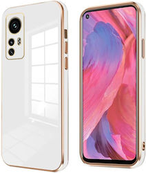 Bodycell Gold Plated Задна корица Силикон Бял (...