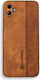 Bodycell Pattern Back Cover Δερμάτινο Καφέ (Sam...