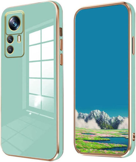 Bodycell Gold Plated Back Cover Σιλικόνης Mint Green (Xiaomi 12T / 12T Pro)