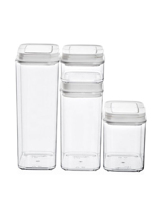 Plastic General Use Box with Lid 3pcs