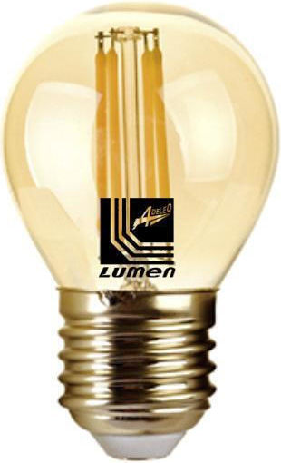 Adeleq Λάμπα LED 4W για Ντουί E27 και Σχήμα G45 Θερμό Λευκό 400lm