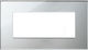 Vimar Switch Frame Silver 22649.75