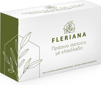 Fleriana Green Soap with Olive Oil Soap Bar 100gr